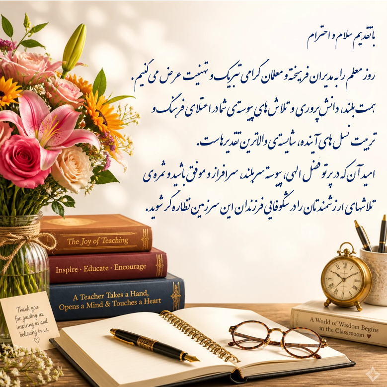 گرامیداشت هفته معلم